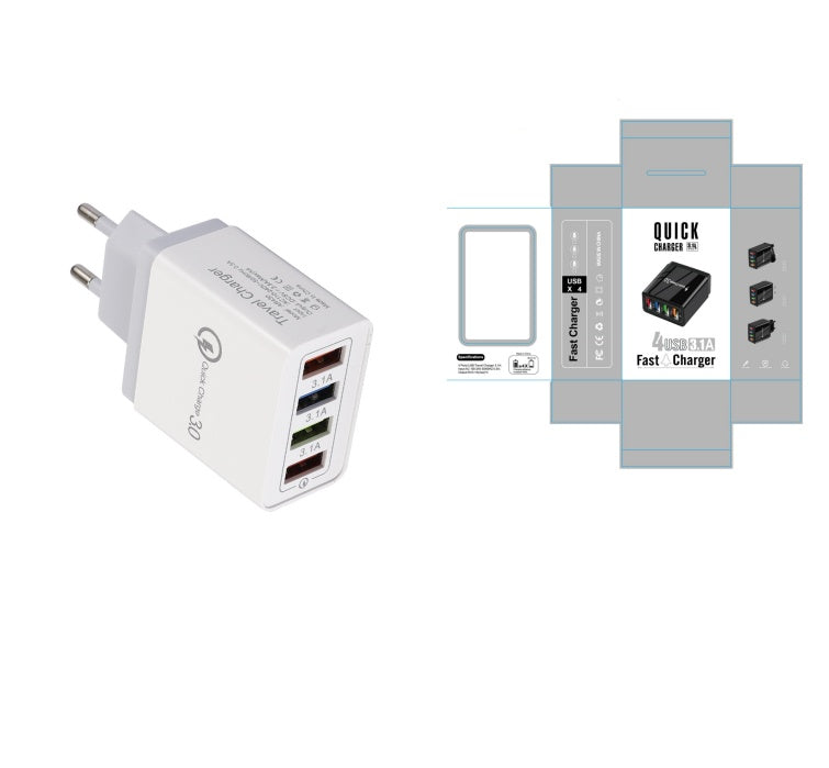 Quick 4 Slot Portable Charger