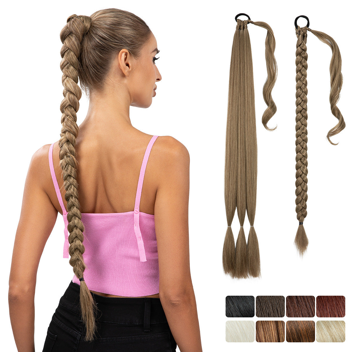 Natural Ponytail Synthetic Wigs