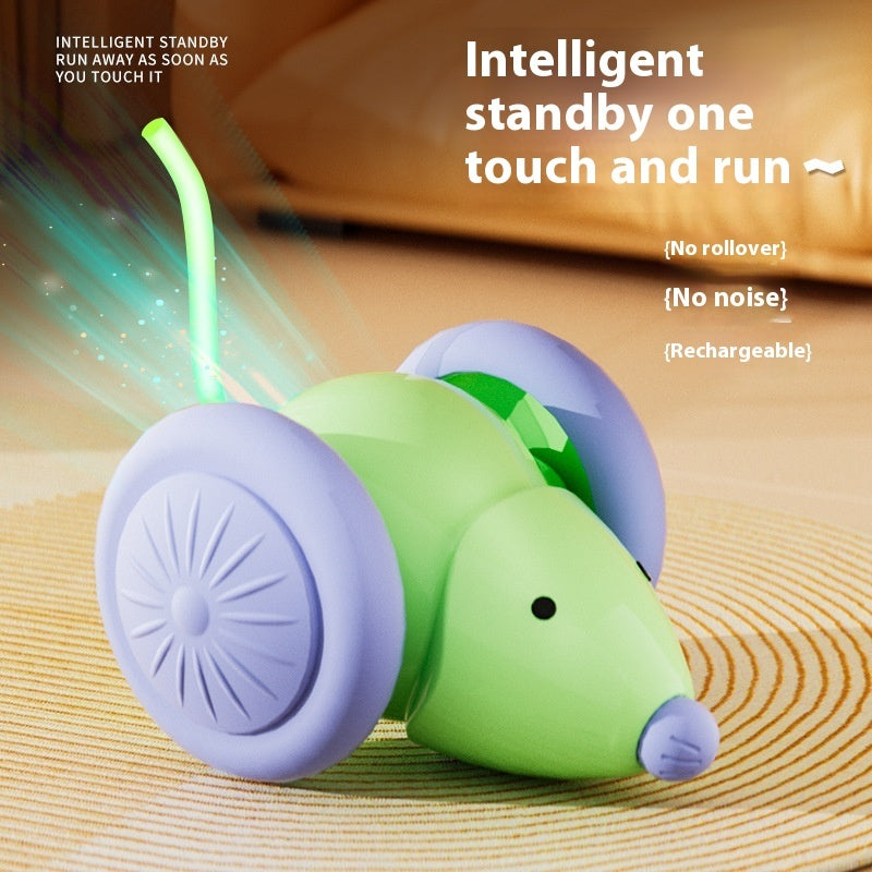 Interactive Electric Mouse Car Toy for Cats