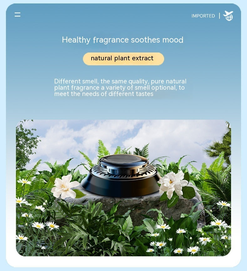 Portable Kinetic Solar Powered Car Air Freshener