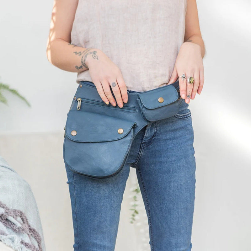 Retro Casual Travel Hiking Mobile Coin Bag