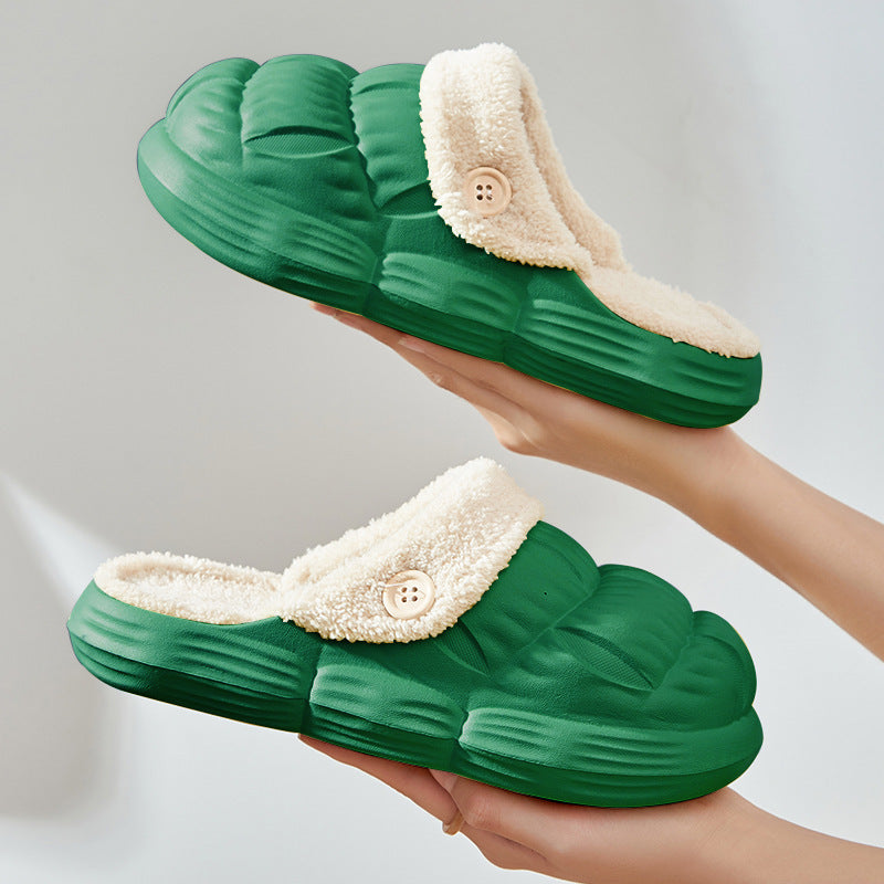 Waterproof, Non-Slip, Fluffy And Fuzzy Indoor Slippers