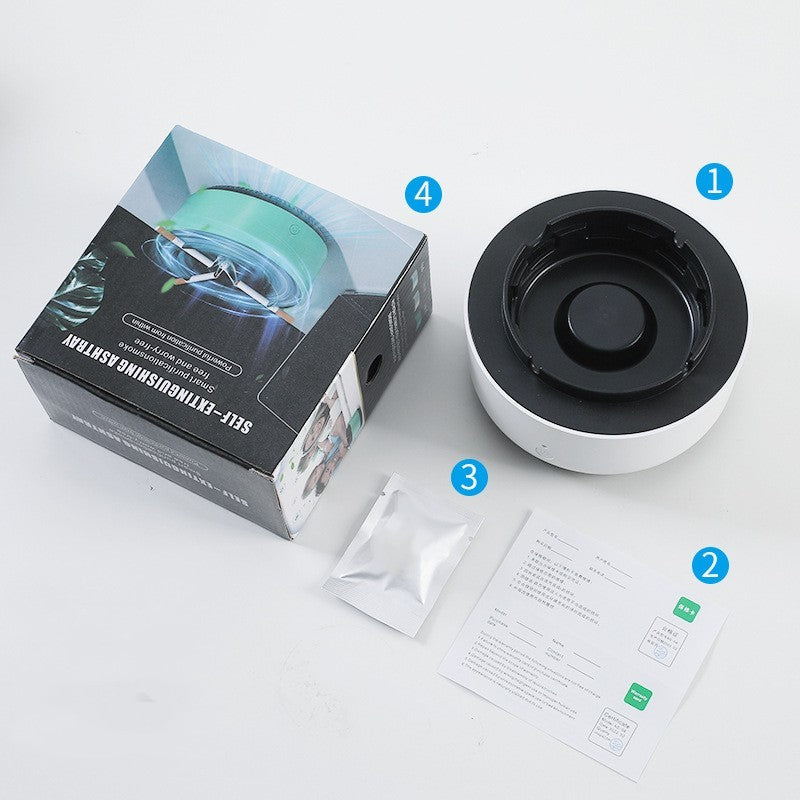 Auto-Purify Anion Smoke Removal Portable Car Ashtray