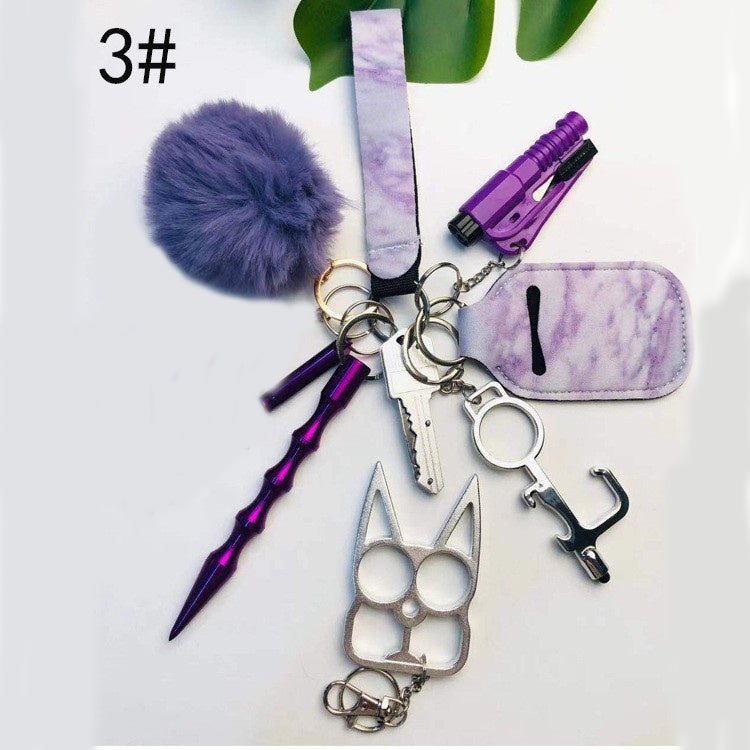 Self Defense Keychain Suit Personal Keychain For Girls & Women