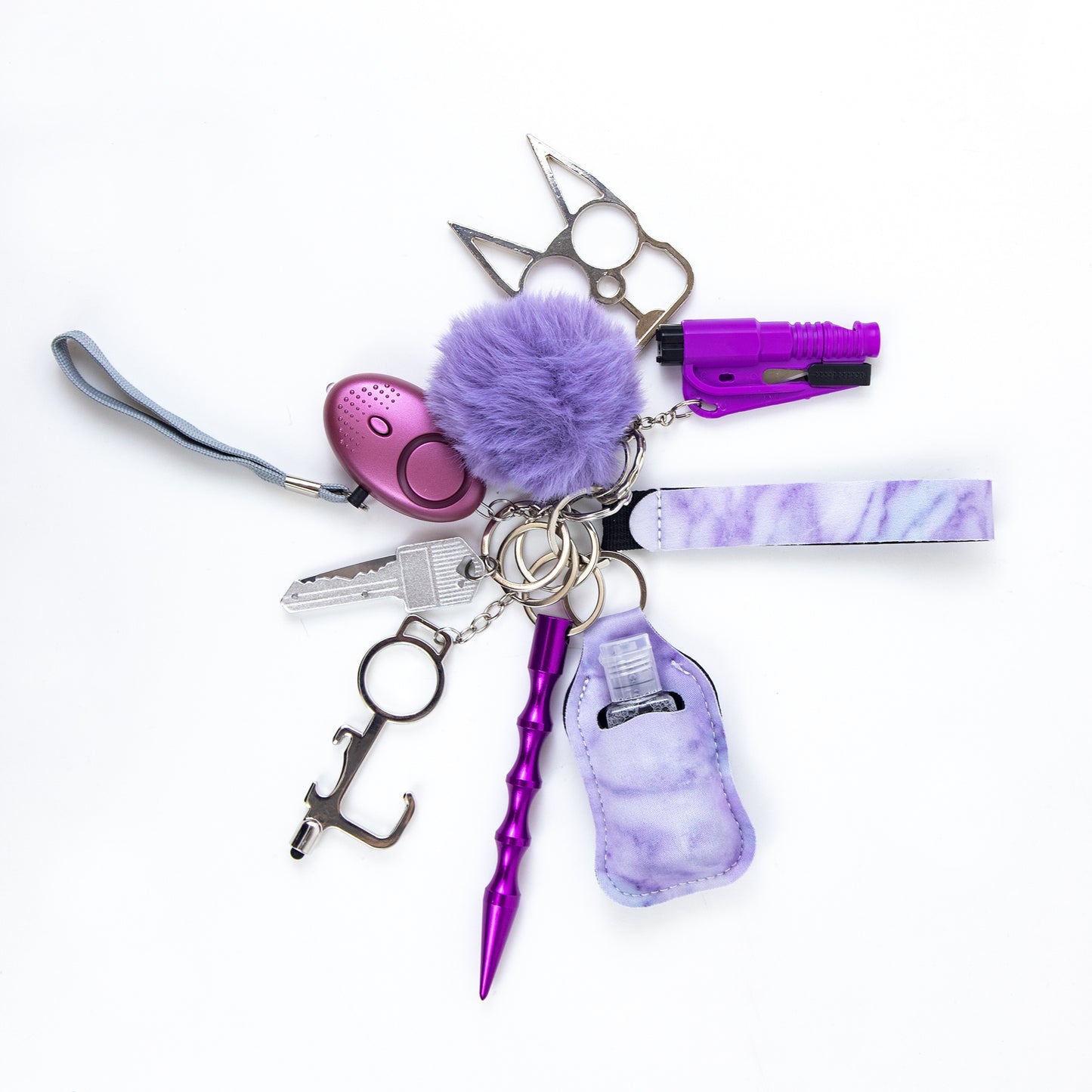 Self Defense Keychain Suit Personal Keychain For Girls & Women