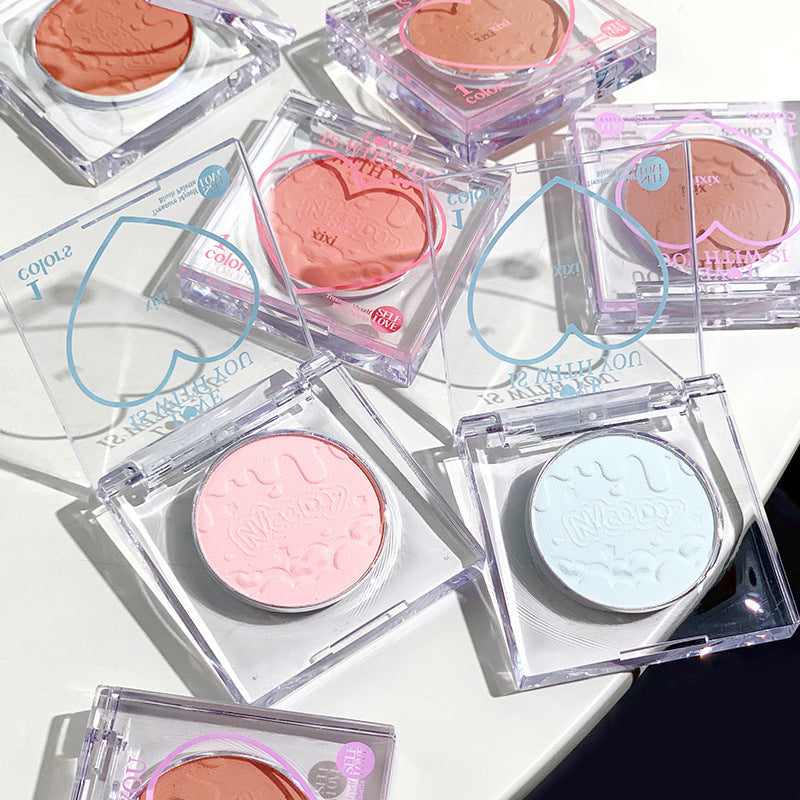 Cha Cha Peach Heart Monochrome Blush
