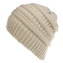 Mixed Color Knitted Wool Hat For Ladies