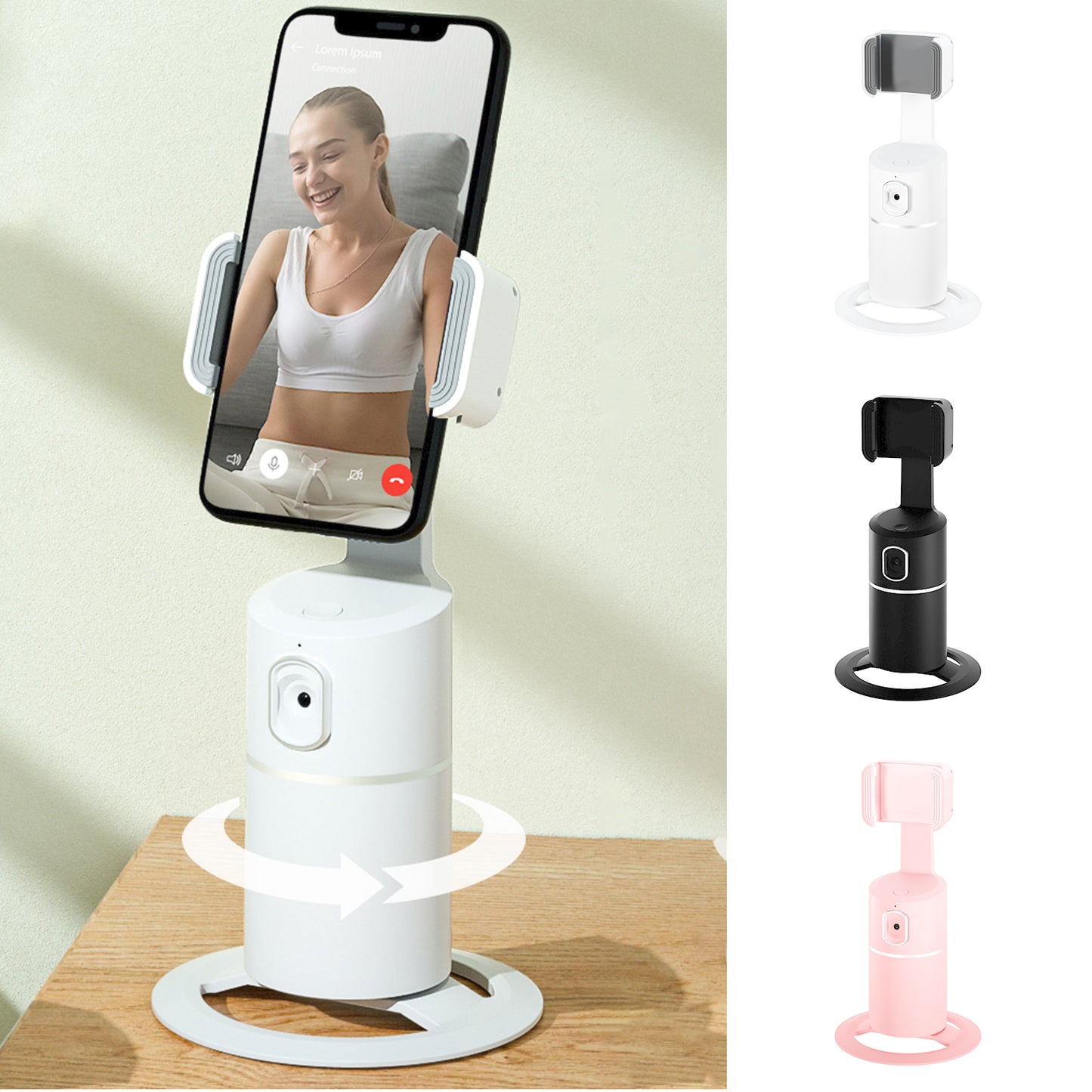 Smart Face Recognition Tracking Anchor Stand for Mobile Phone