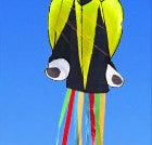 3D 4M Large Octopus Beach Kite with Handle Line
