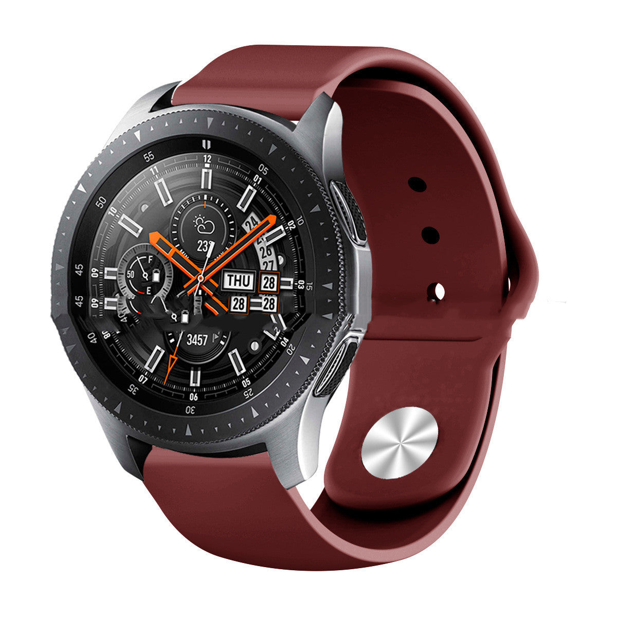 22mm Universal Reverse Buckle Silicone Strap