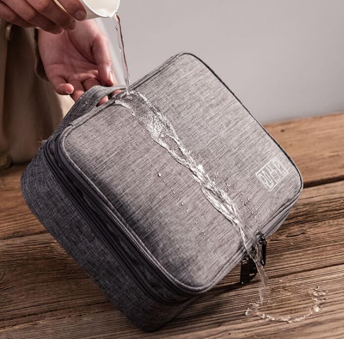 Multifunctional Mobile Power Data Cable Storage Bag
