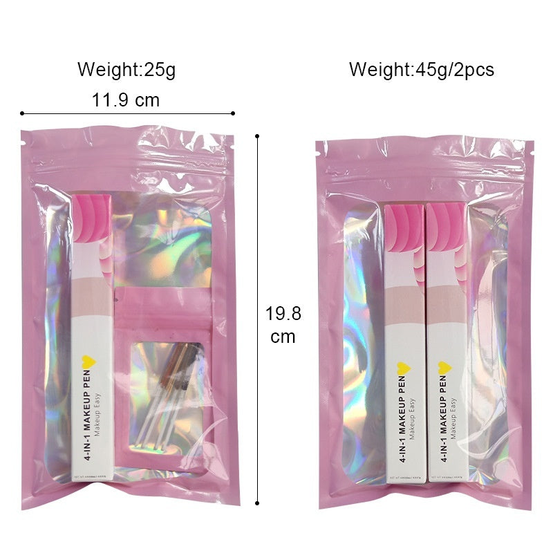 Four-in-one Cosmetic Brush