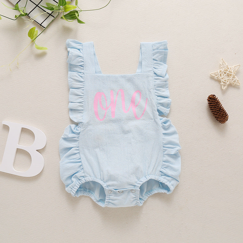 Infant Multicolor Bellyband Jumpsuit Romper