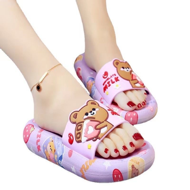 Cartoon Non-slip Soft Bottom Thick Flip Flops