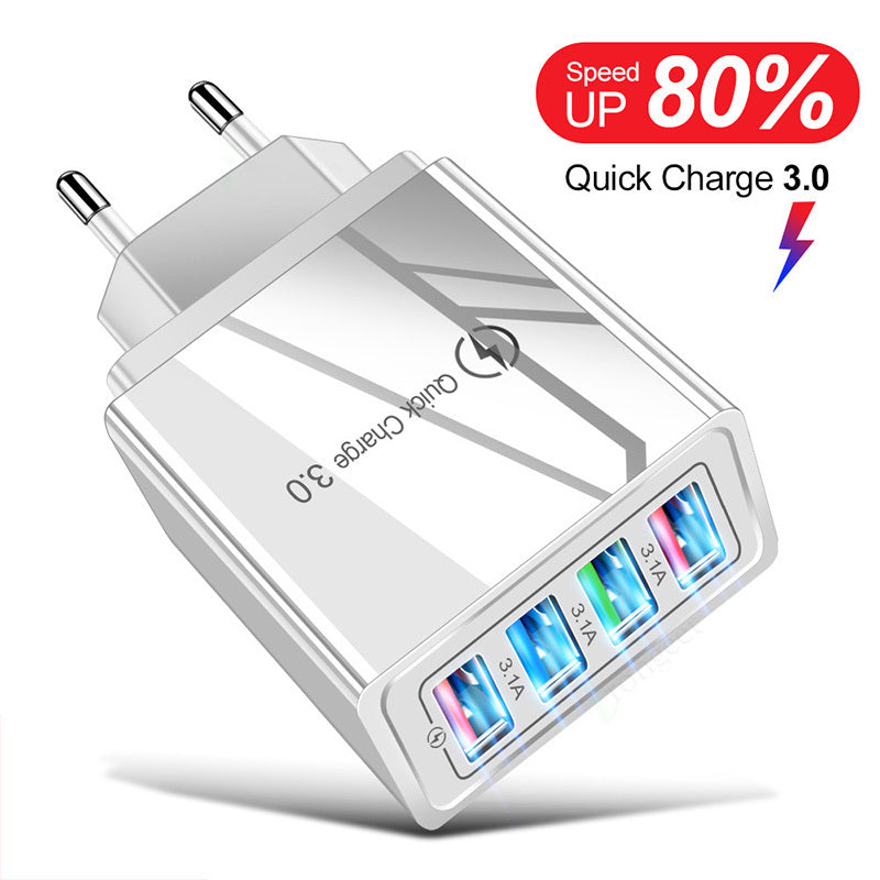 Quick 4 Slot Portable Charger