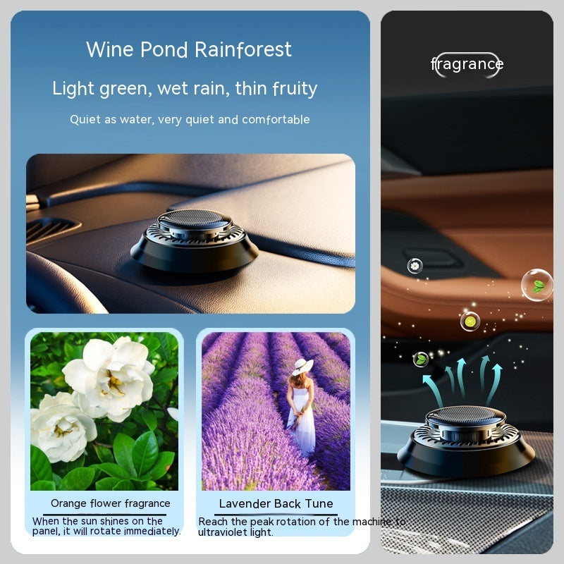 Portable Kinetic Solar Powered Car Air Freshener