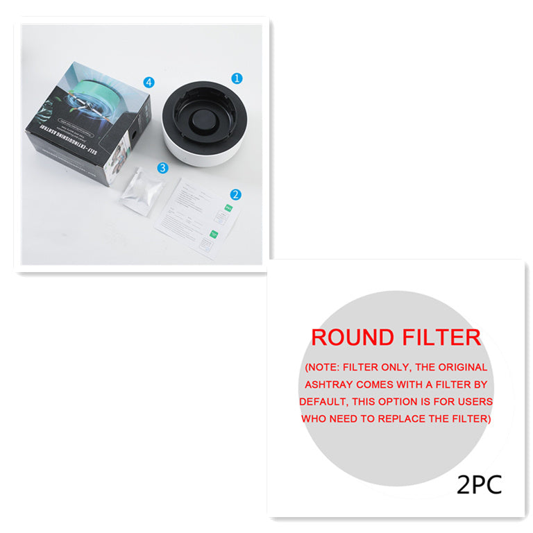 Auto-Purify Anion Smoke Removal Portable Car Ashtray
