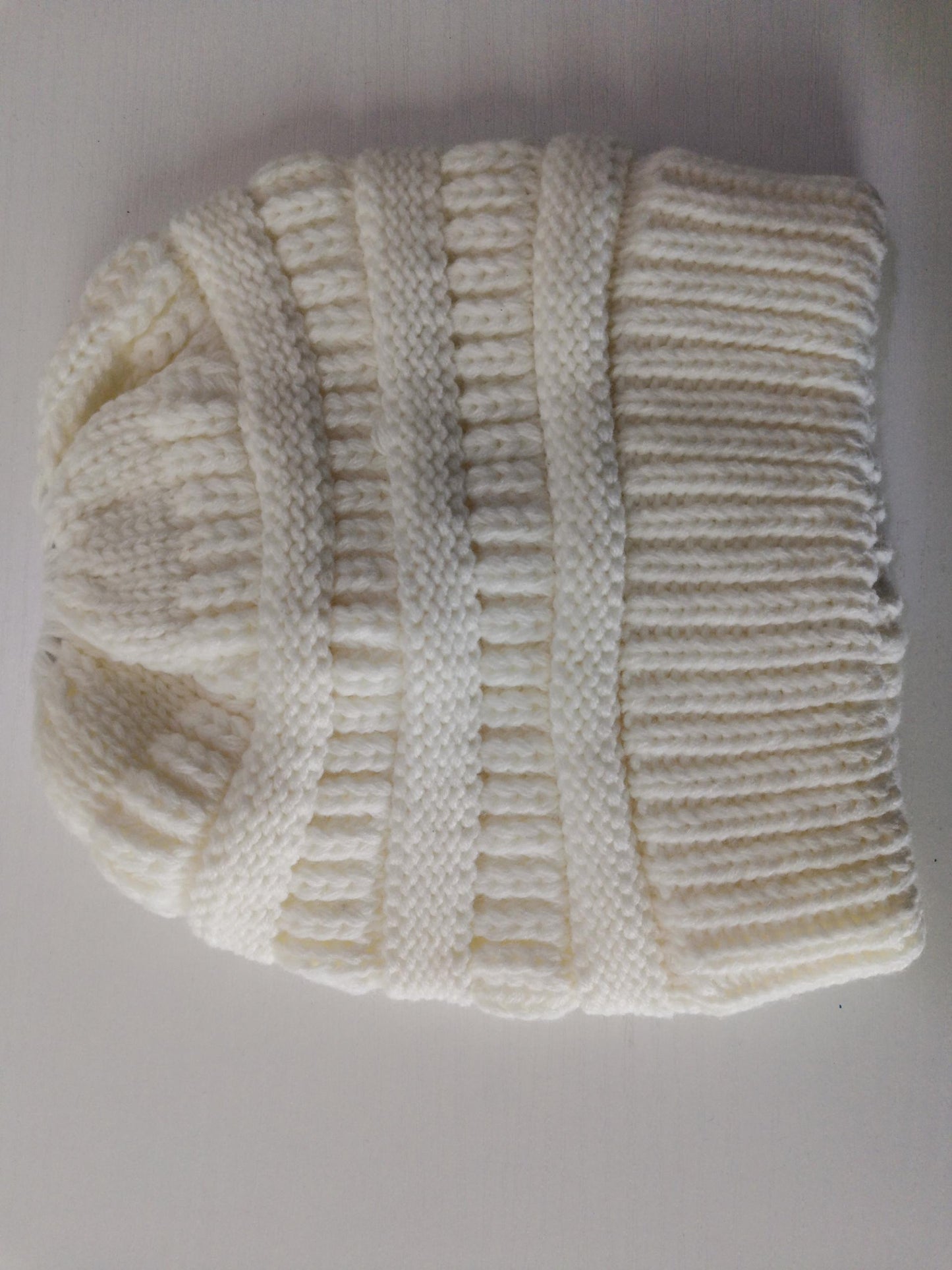 Mixed Color Knitted Wool Hat For Ladies