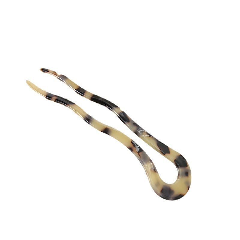 Acetate U-shaped Twist Hairpin