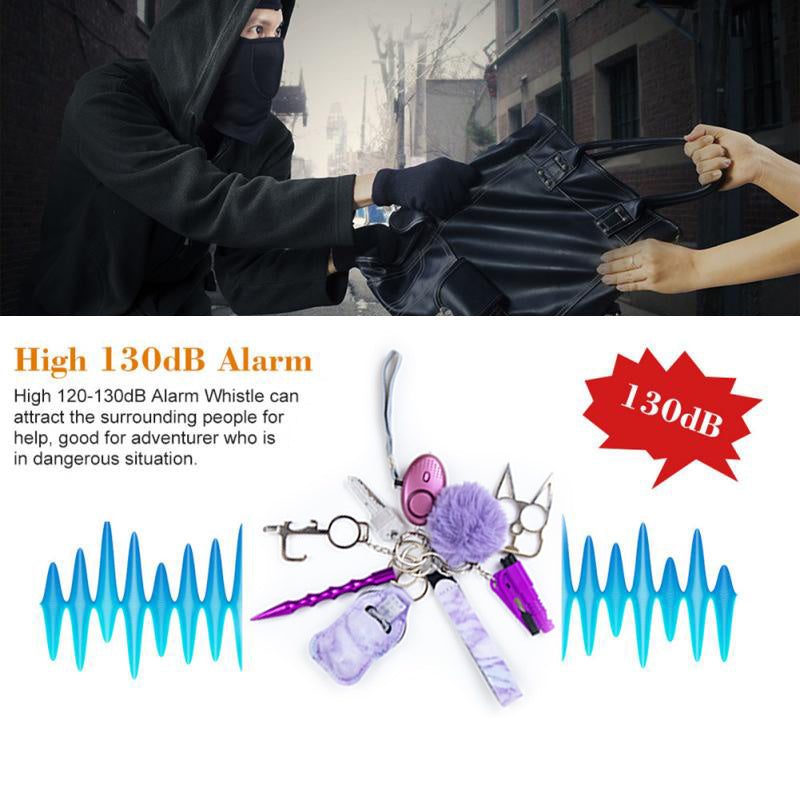 Self Defense Keychain Suit Personal Keychain For Girls & Women
