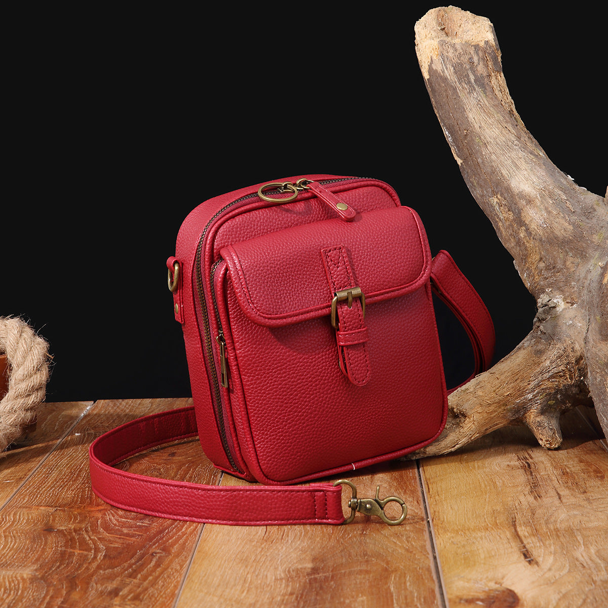Unisex Vintage Large Capacity Messenger Bag