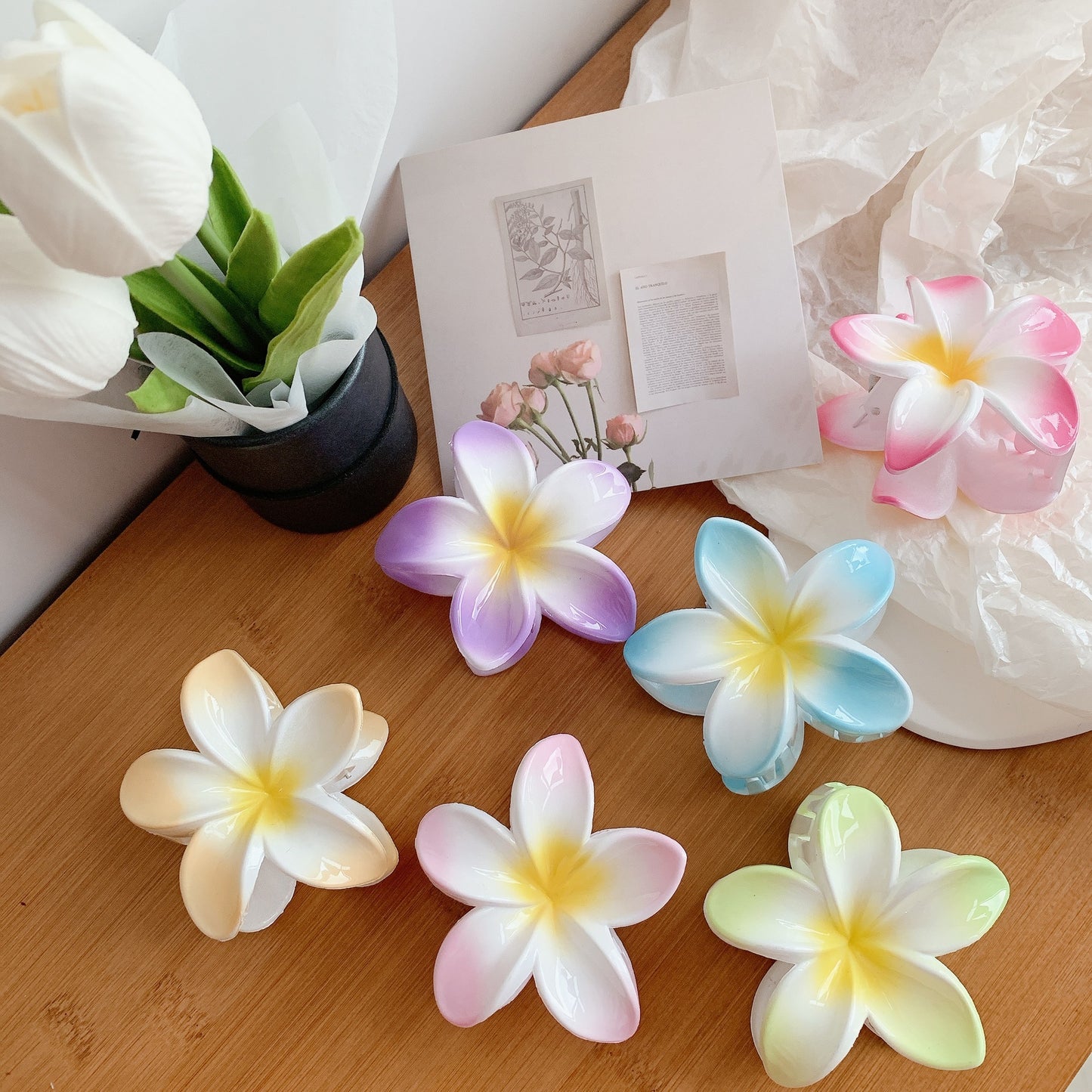 Trendy Flower Hair Clip For Women