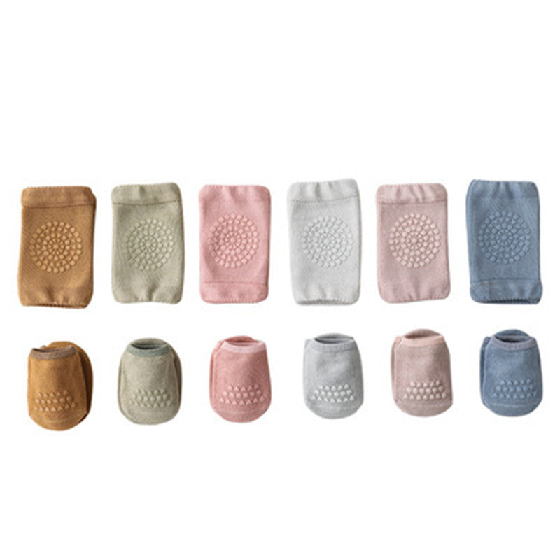 Children's Knee Pad Floor Socks Set