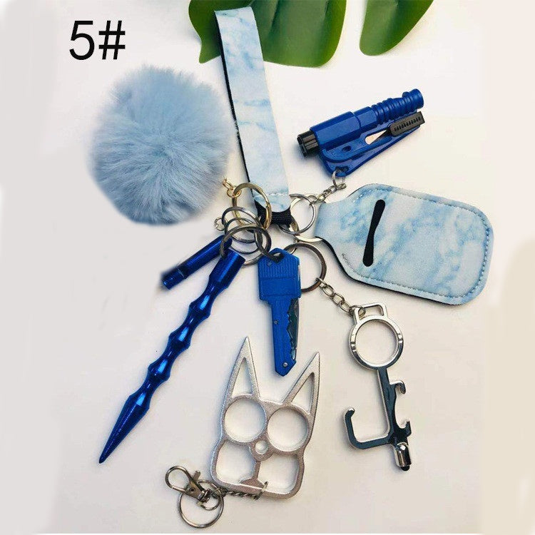 Self Defense Keychain Suit Personal Keychain For Girls & Women
