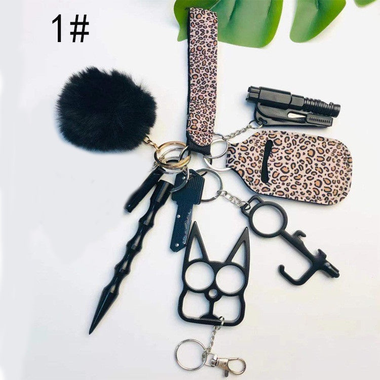 Self Defense Keychain Suit Personal Keychain For Girls & Women