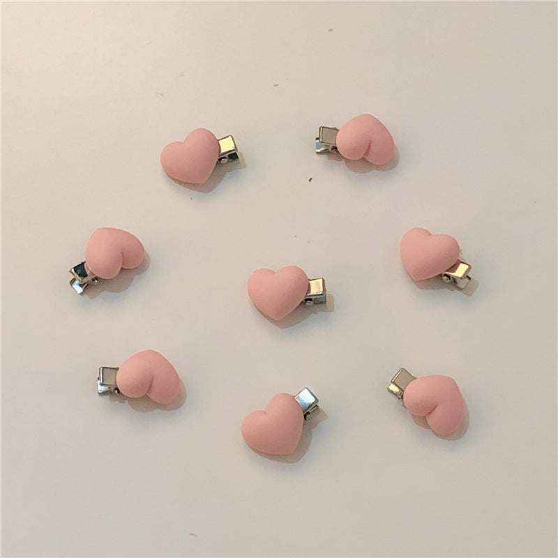 Soft Girl Cute Series Peach Hair Clip