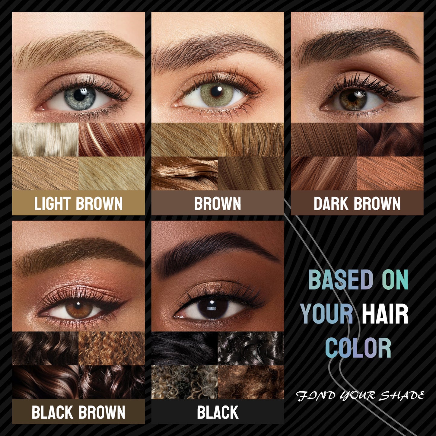 Two Fork Eyebrow Pencil