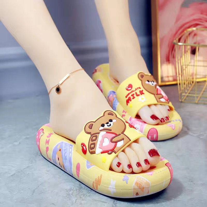 Cartoon Non-slip Soft Bottom Thick Flip Flops
