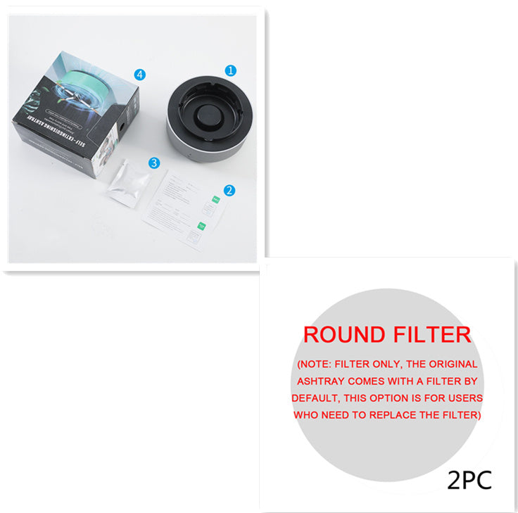 Auto-Purify Anion Smoke Removal Portable Car Ashtray