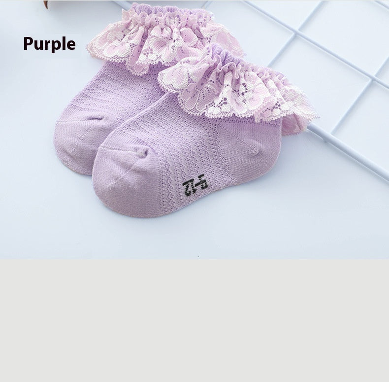 Girls Lace Socks