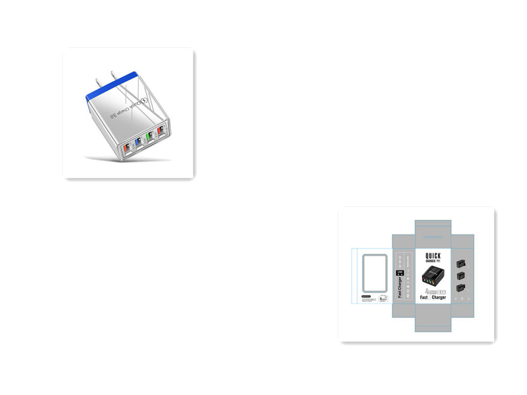Quick 4 Slot Portable Charger