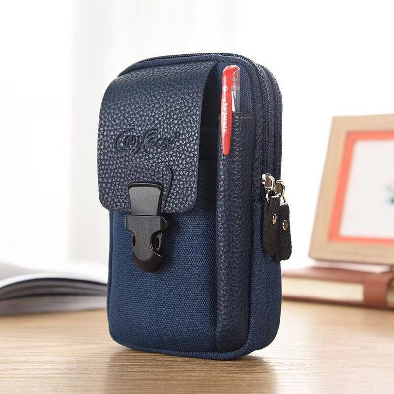 Men's Canvas Belt Waist Bag