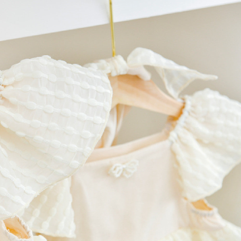 Korean Flying Sleeve Princess Skirt Romper