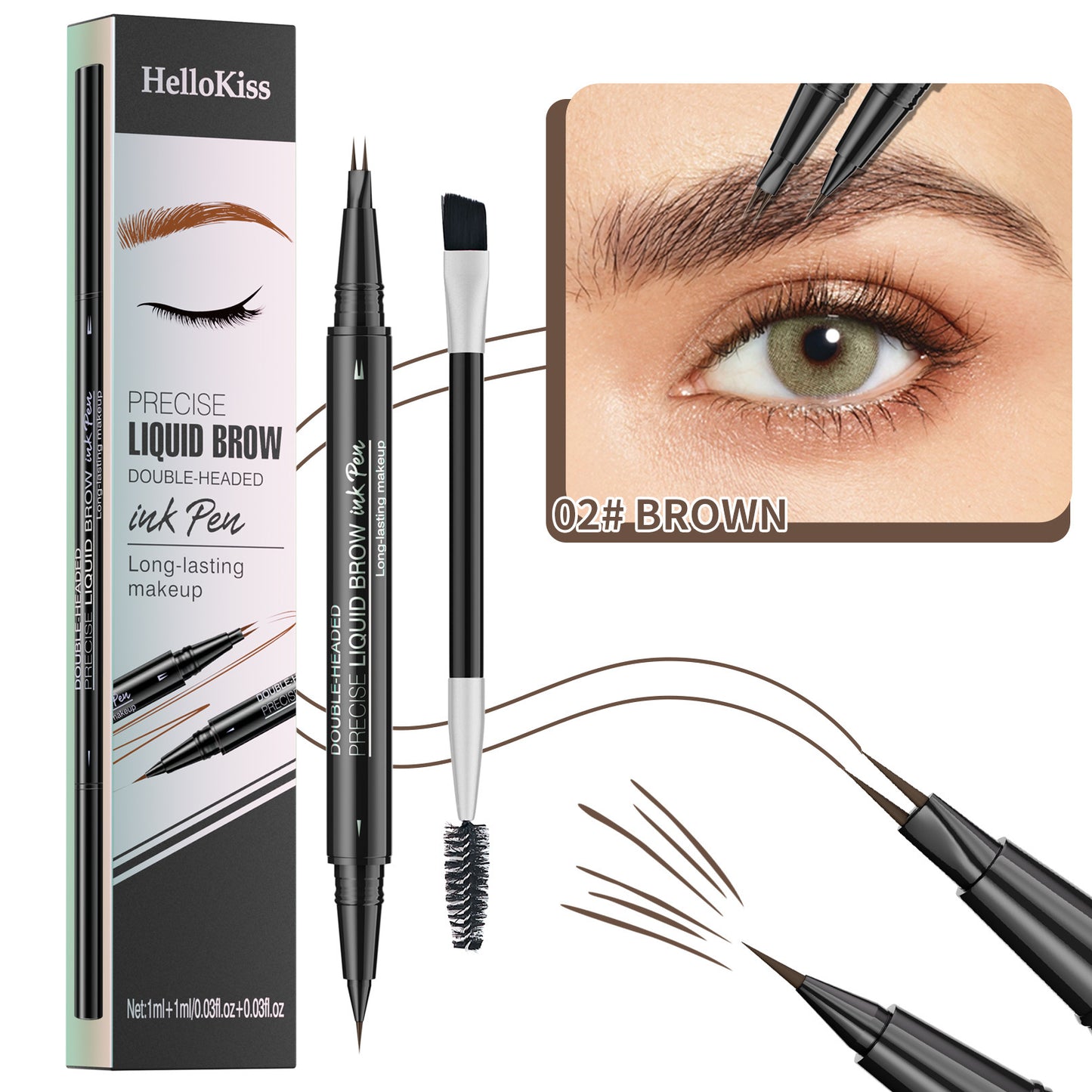 Two Fork Eyebrow Pencil