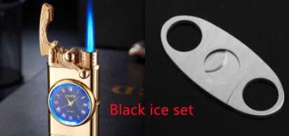 Real Dial Inflatable Windproof Lighter Men's Watch Gift
