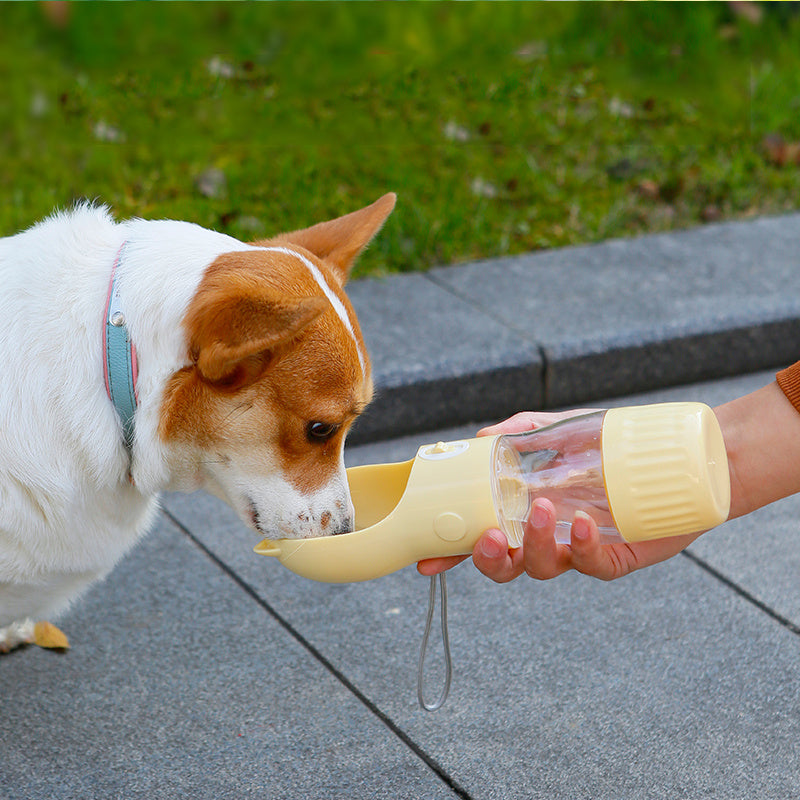 2 In 1 Portable Dog Water Bottle For Small Big Dogs And Cats For Outdoor
