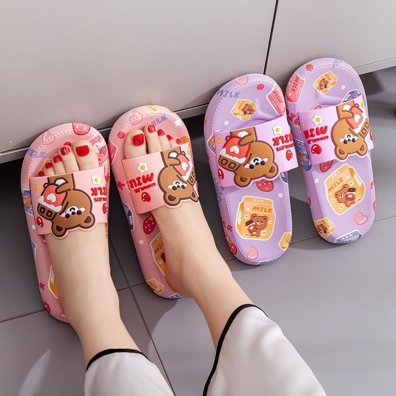 Cartoon Non-slip Soft Bottom Thick Flip Flops
