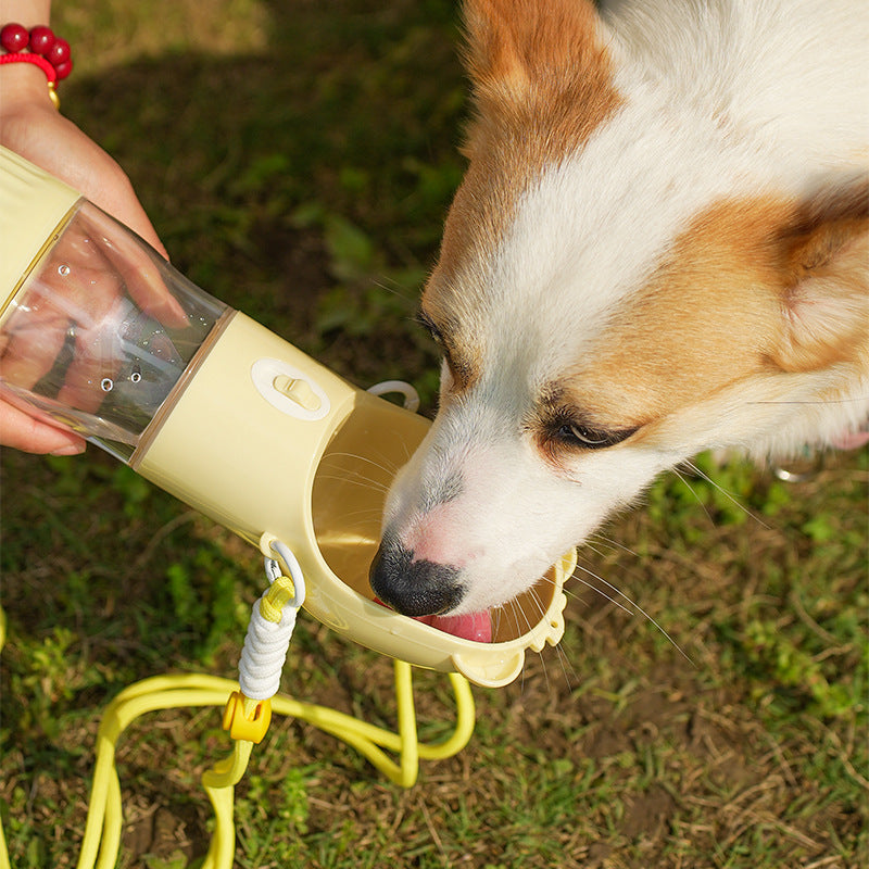 2 In 1 Portable Dog Water Bottle For Small Big Dogs And Cats For Outdoor