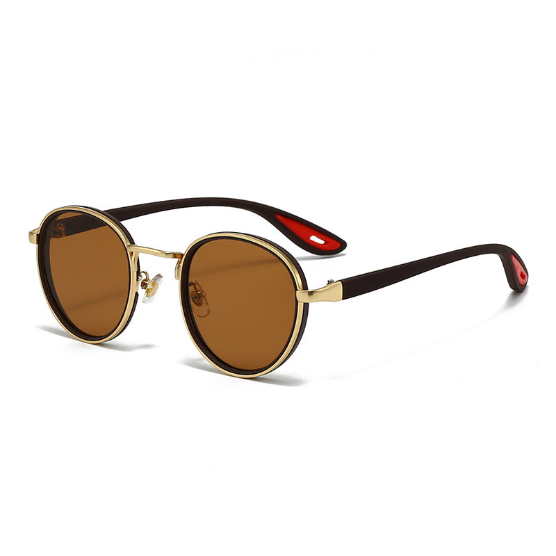 Women's Simple All-match Vintage Round Frame Sunglasses