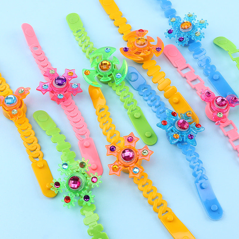 Luminous LED Light Fidget Spinner Bracelet