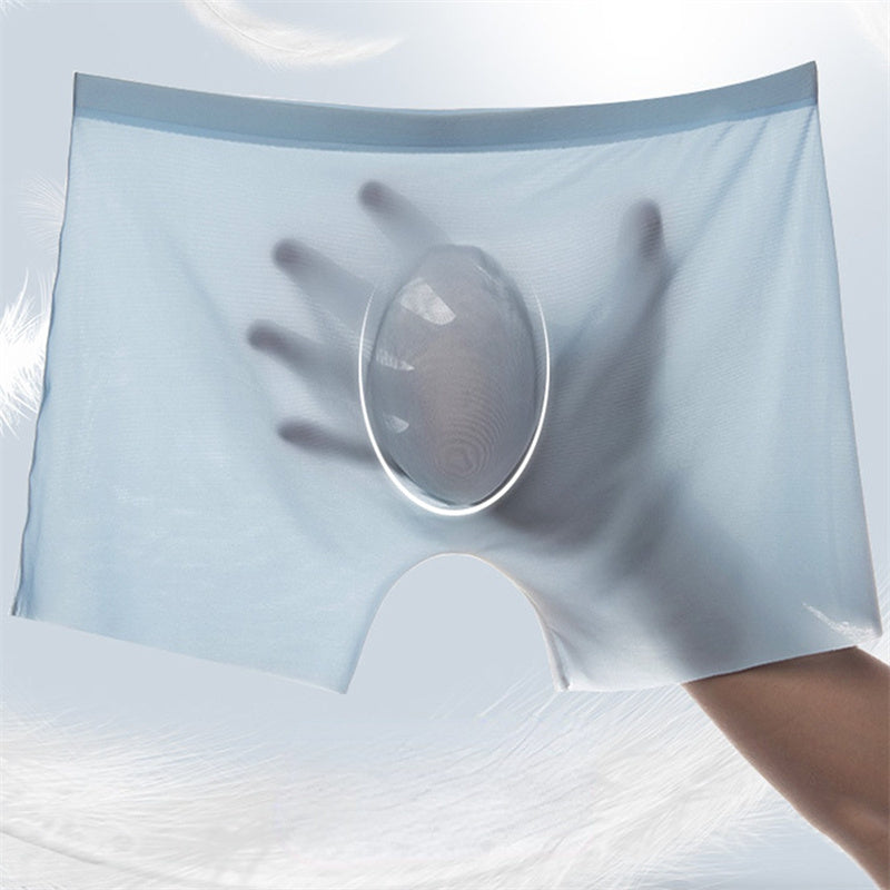 3D pocket Light and translucent Boxer Shorts For Men