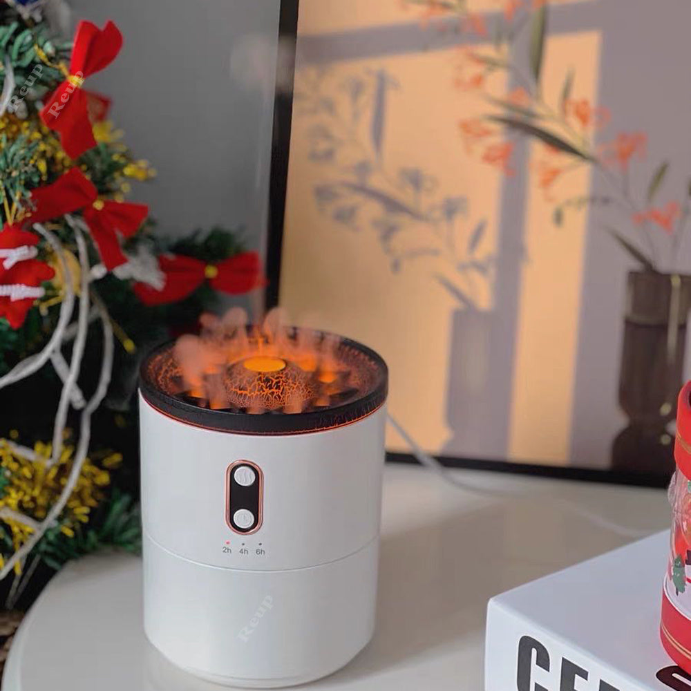 Portable Jellyfish Volcanic Flame Air Humidifier