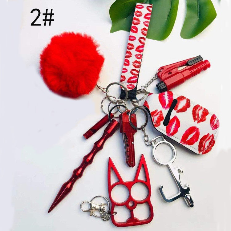 Self Defense Keychain Suit Personal Keychain For Girls & Women