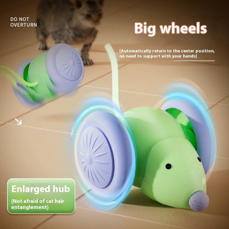 Interactive Electric Mouse Car Toy for Cats