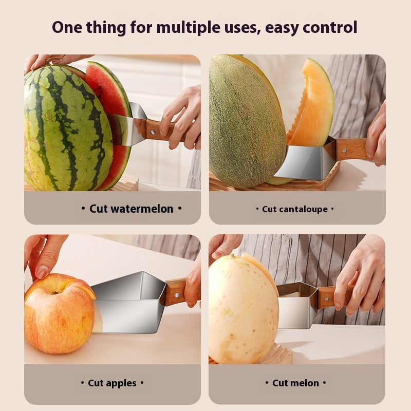 Stainless Steel 430 Watermelon Slicer Tool for Easy Fruit Cutting