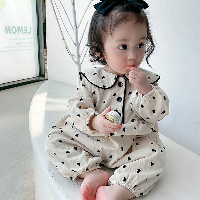 Corduroy Baby Suit Onesie